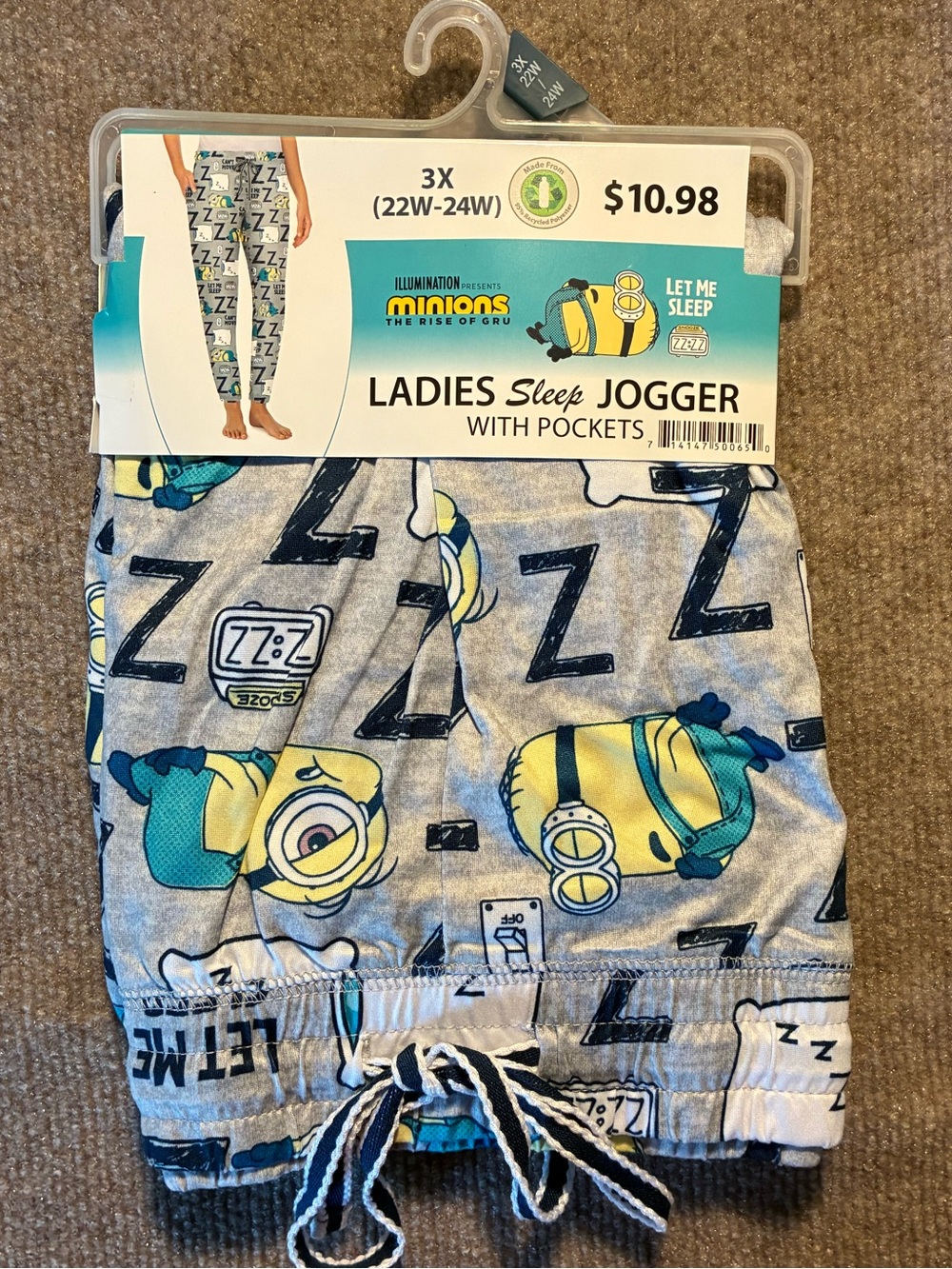 Ladies Minions Sleep Pajama Pants - Picture 2 of 4
